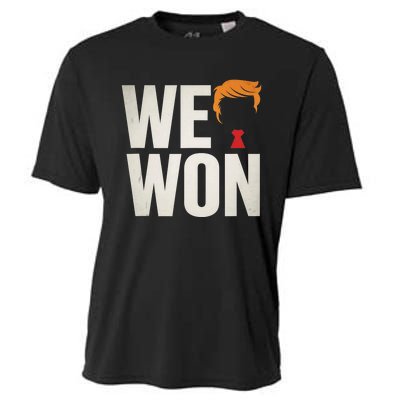 Trump Vance We Won Win Inauguration Day 2025 47th President Cooling Performance Crew T-Shirt