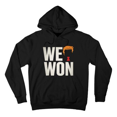 Trump Vance We Won Win Inauguration Day 2025 47th President Hoodie