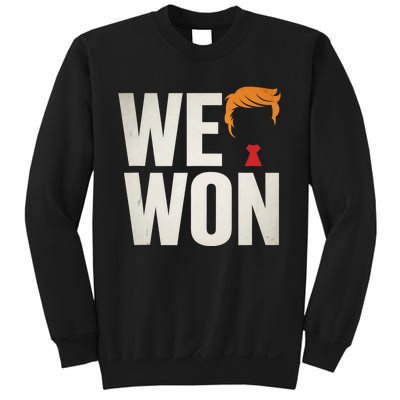 Trump Vance We Won Win Inauguration Day 2025 47th President Sweatshirt