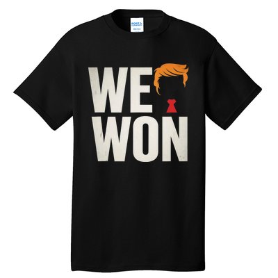 Trump Vance We Won Win Inauguration Day 2025 47th President Tall T-Shirt