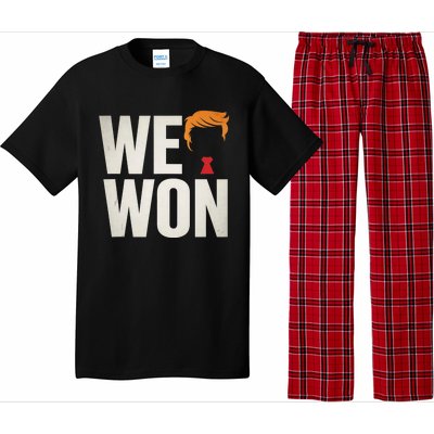 Trump Vance We Won Win Inauguration Day 2025 47th President Pajama Set