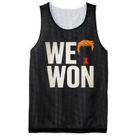 Trump Vance We Won Win Inauguration Day 2025 47th President Mesh Reversible Basketball Jersey Tank