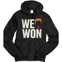 Trump Vance We Won Win Inauguration Day 2025 47th President Tie Dye Hoodie