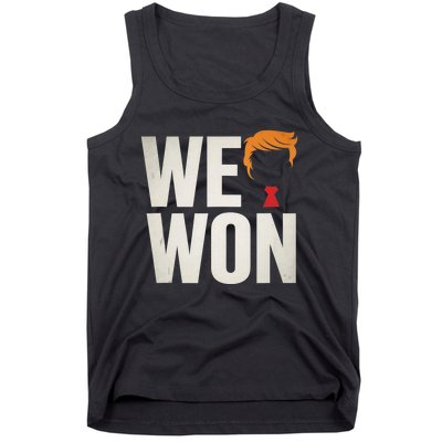 Trump Vance We Won Win Inauguration Day 2025 47th President Tank Top