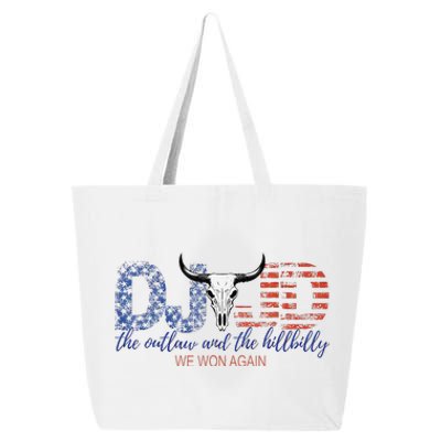 Trump Vance We Won Win Inauguration Day 2025 47th President 25L Jumbo Tote