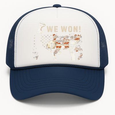 Trump Vance We Won Win Inauguration Day 2025 47th President Trucker Hat