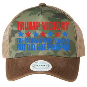 Trump Victory Weapon Formed But Did Not Prosper Christian Legacy Tie Dye Trucker Hat