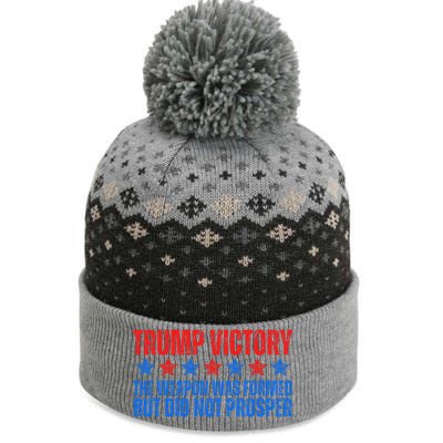 Trump Victory Weapon Formed But Did Not Prosper Christian The Baniff Cuffed Pom Beanie