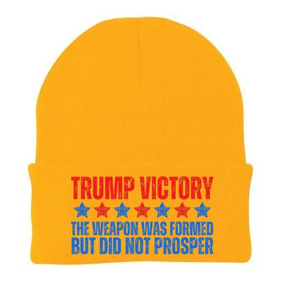 Trump Victory Weapon Formed But Did Not Prosper Christian Knit Cap Winter Beanie