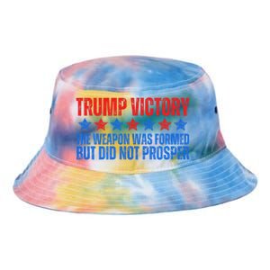 Trump Victory Weapon Formed But Did Not Prosper Christian Tie Dye Newport Bucket Hat