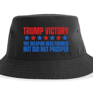 Trump Victory Weapon Formed But Did Not Prosper Christian Sustainable Bucket Hat