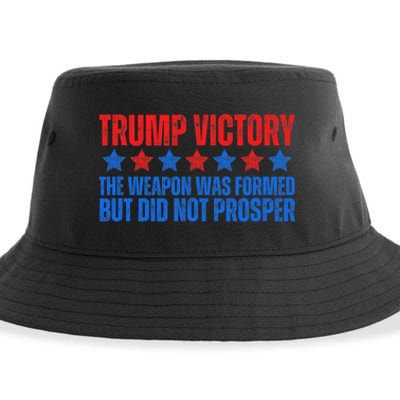 Trump Victory Weapon Formed But Did Not Prosper Christian Sustainable Bucket Hat