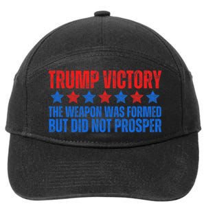 Trump Victory Weapon Formed But Did Not Prosper Christian 7-Panel Snapback Hat