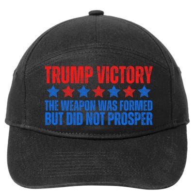 Trump Victory Weapon Formed But Did Not Prosper Christian 7-Panel Snapback Hat