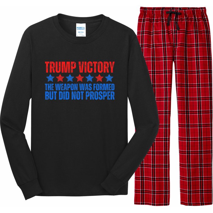 Trump Victory Weapon Formed But Did Not Prosper Christian Long Sleeve Pajama Set