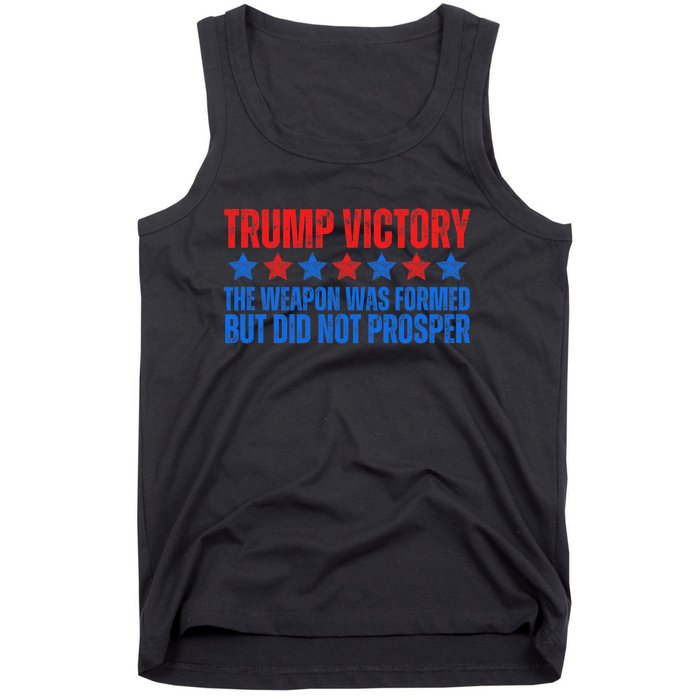 Trump Victory Weapon Formed But Did Not Prosper Christian Tank Top