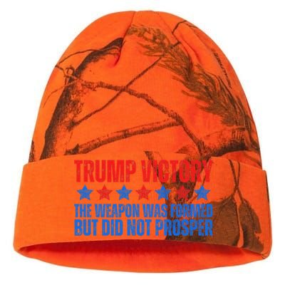 Trump Victory Weapon Formed But Did Not Prosper Christian Kati Licensed 12" Camo Beanie