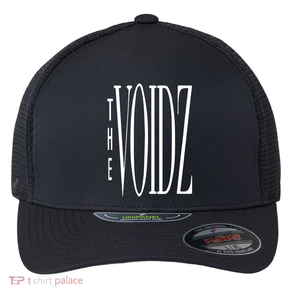 The Voidz White Stretch Flexfit Unipanel Trucker Cap