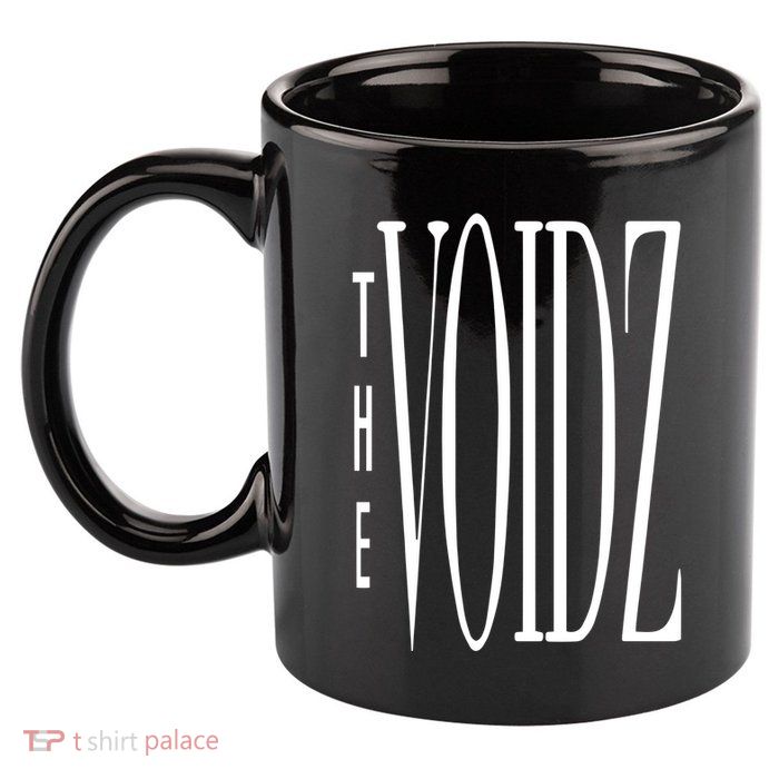 The Voidz White Stretch 11oz C Handle Ceramic Mug