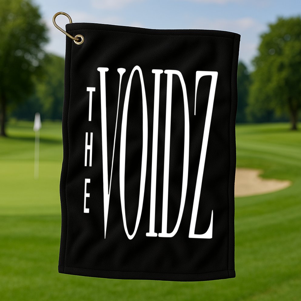 The Voidz White Stretch Golf Towel