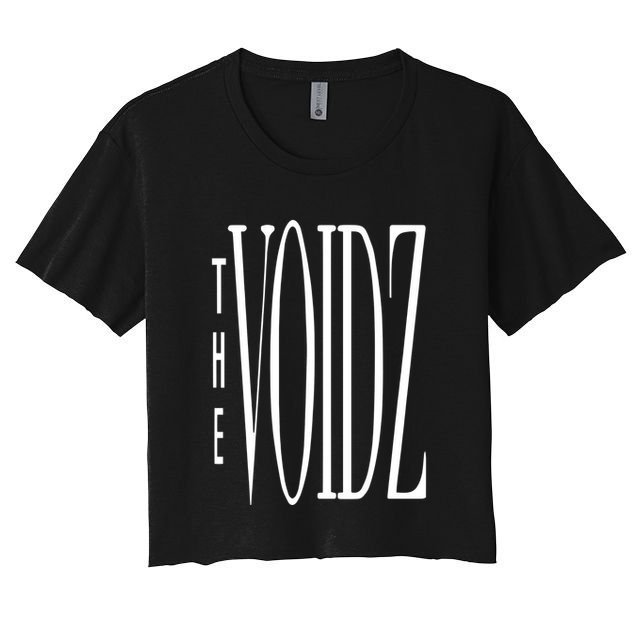 The Voidz White Stretch Crop Top