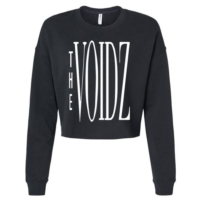 The Voidz White Stretch Cropped Pullover Crew