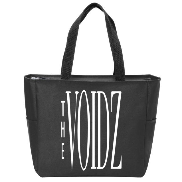 The Voidz White Stretch Zip Tote Bag