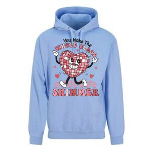 Teacher Valentine You Make The Whole Class Shimmer Unisex Surf Hoodie