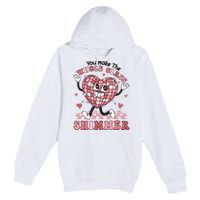 Teacher Valentine You Make The Whole Class Shimmer Premium Pullover Hoodie