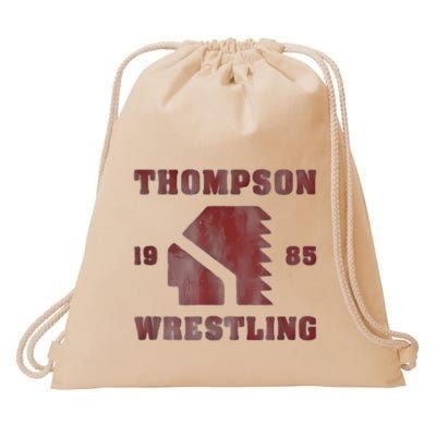 Thompson Wrestling 1985 Iconic Spirit Drawstring Bag