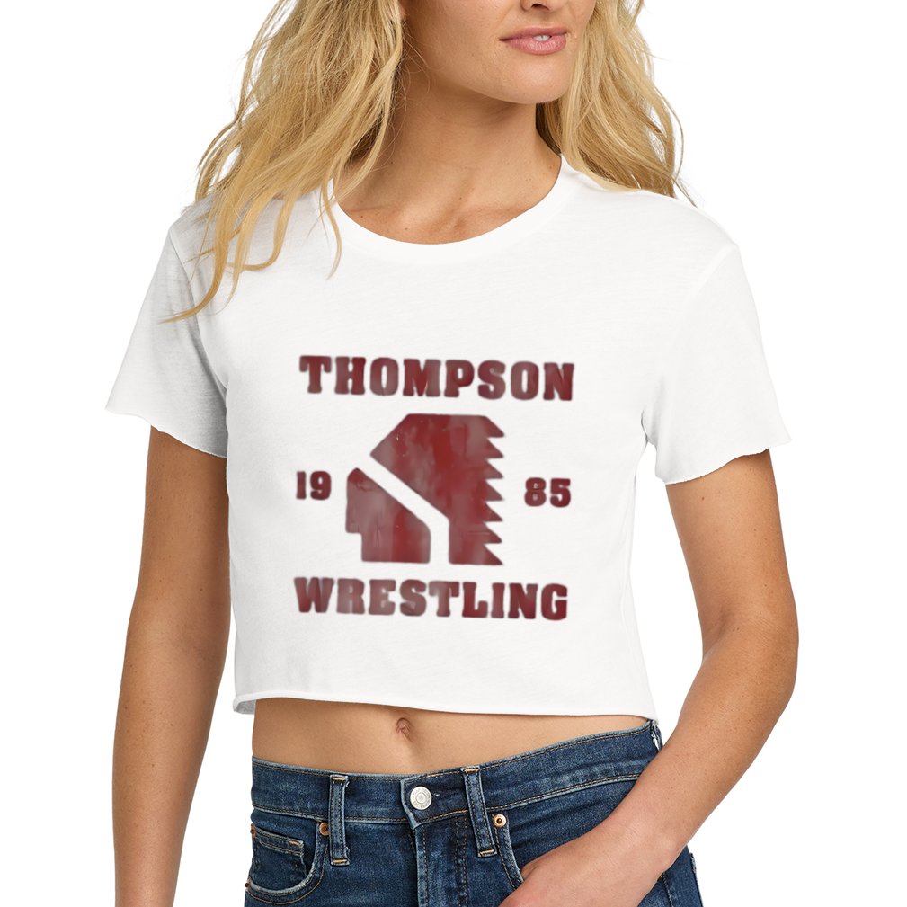 Thompson Wrestling 1985 Iconic Spirit Women's Crop Top Tee