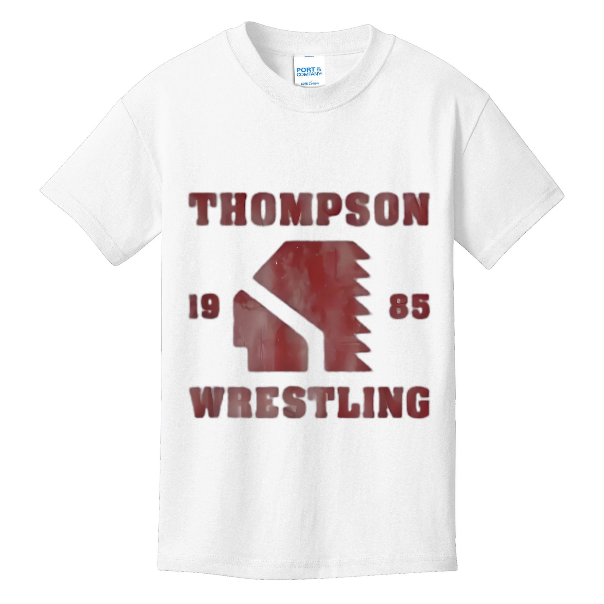 Thompson Wrestling 1985 Iconic Spirit Kids T-Shirt