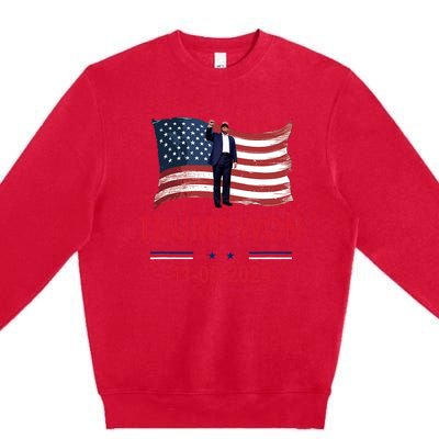 Trump Wins 2024 Election Trump Won 2024 Premium Crewneck Sweatshirt