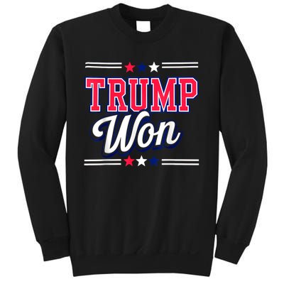 Trump Won 2024 Donald Trump Won 2024 Election Republican Win Sweatshirt