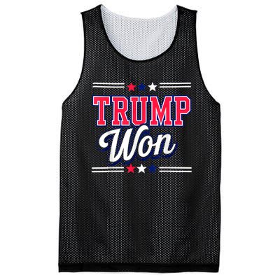 Trump Won 2024 Donald Trump Won 2024 Election Republican Win Mesh Reversible Basketball Jersey Tank