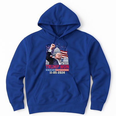 Trump Wins 2024 Election Trump Won 2024 Hoodie