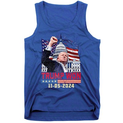 Trump Wins 2024 Election Trump Won 2024 Tank Top