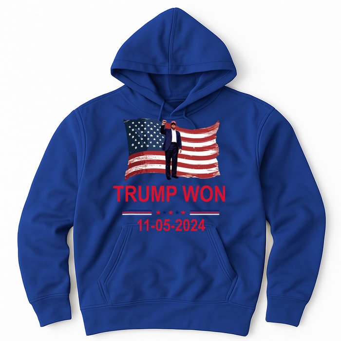 Trump Wins 2024 Election Trump Won 2024 Hoodie