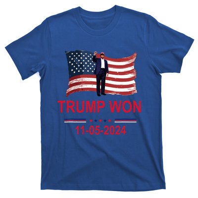 Trump Wins 2024 Election Trump Won 2024 T-Shirt