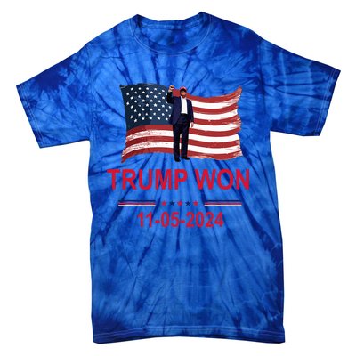 Trump Wins 2024 Election Trump Won 2024 Tie-Dye T-Shirt