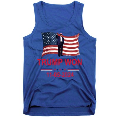 Trump Wins 2024 Election Trump Won 2024 Tank Top