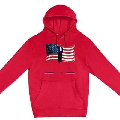 Trump Wins 2024 Election Trump Won 2024 Premium Pullover Hoodie