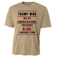 Trump Won 2024 Congratulation President 45th47th Cooling Performance Crew T-Shirt