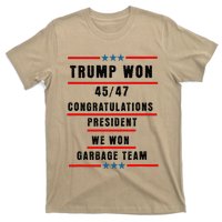 Trump Won 2024 Congratulation President 45th47th T-Shirt