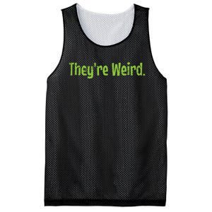 Theyre Weird 2024 Election President Harris Trump Mesh Reversible Basketball Jersey Tank