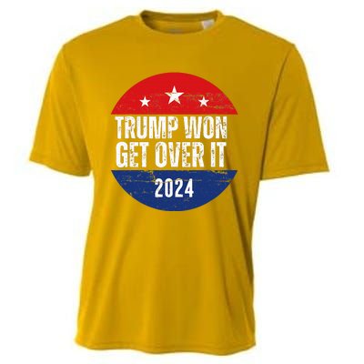 Trump Won 2024 Trump President Cooling Performance Crew T-Shirt