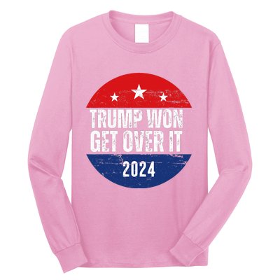 Trump Won 2024 Trump President Long Sleeve Shirt