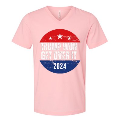 Trump Won 2024 Trump President V-Neck T-Shirt