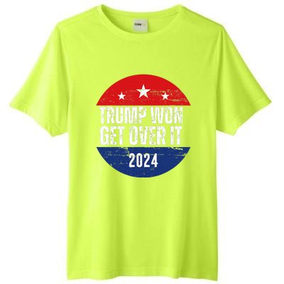 Trump Won 2024 Trump President Tall Fusion ChromaSoft Performance T-Shirt