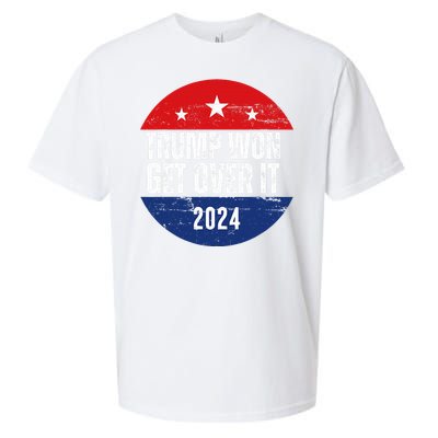 Trump Won 2024 Trump President Sueded Cloud Jersey T-Shirt